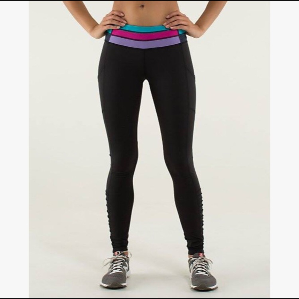 Lululemon speed tight interlock black quilt